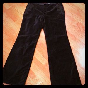 DKNY velvet pants